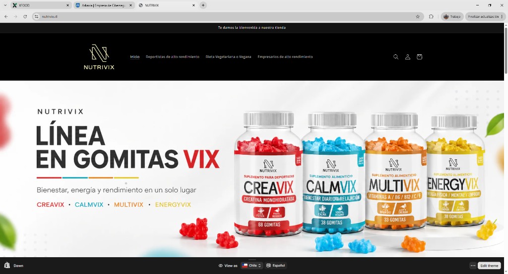 E-commerce Nutrivix