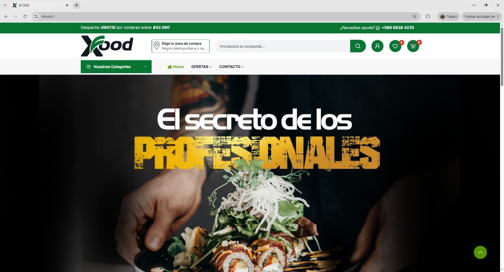 E-commerce Xfood.cl